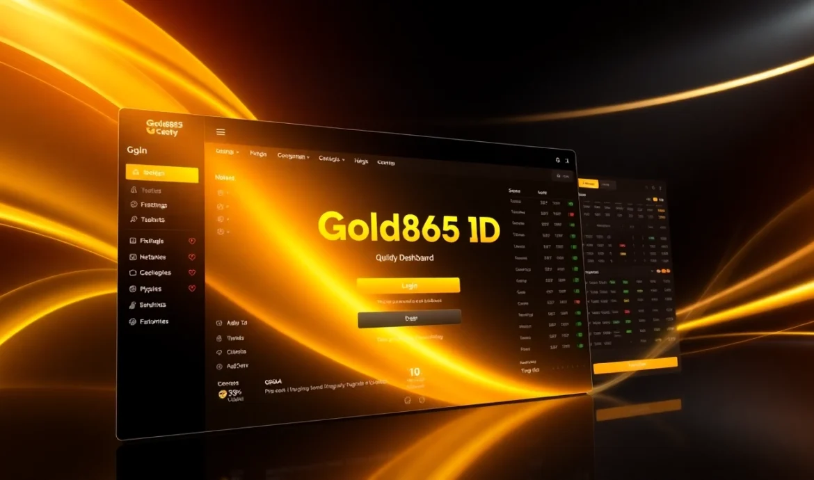 Gold365 ID login screen on a sleek digital interface, highlighting secure betting features for users in India.
